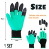 Waldspring 1 Pair Polyester Fibre Gardening Gloves, Breathable Work Gloves,