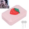 HEITIGN Contact Lens Cases Cute Strawberry 4 in 1 Travel