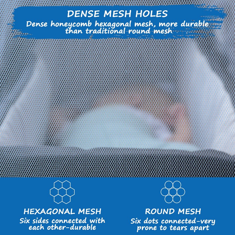 Mosquito Net for Stroller Baby Mosquito Netting for Strollers, Bassinets,