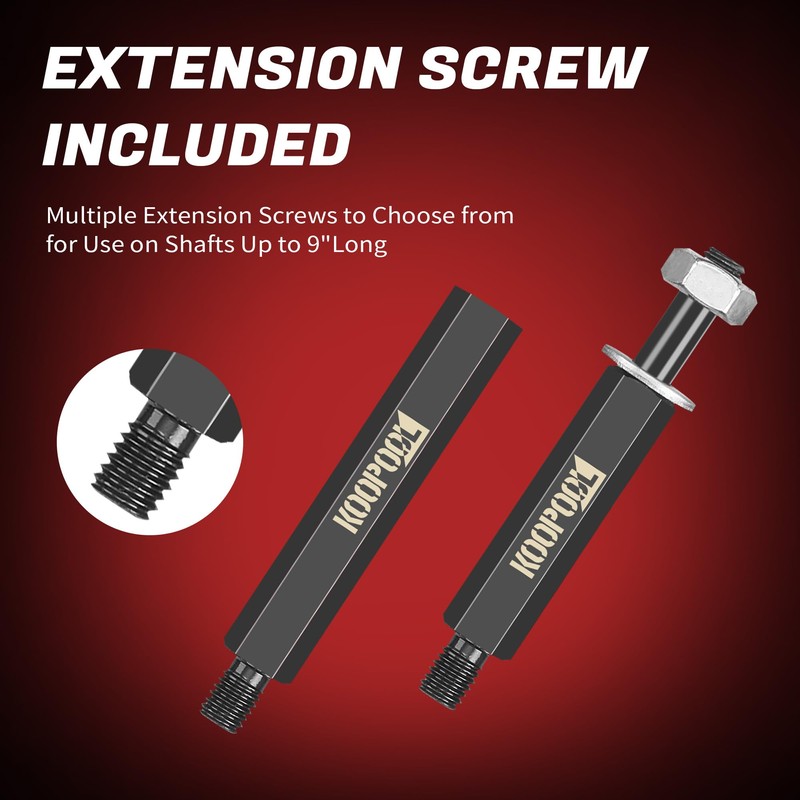 KOOPOOL Bearing Puller and Splitter Kit, Separator and Puller Set,