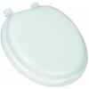 Mayfair 13-000 Soft Toilet Seat with Molded Wood Core and