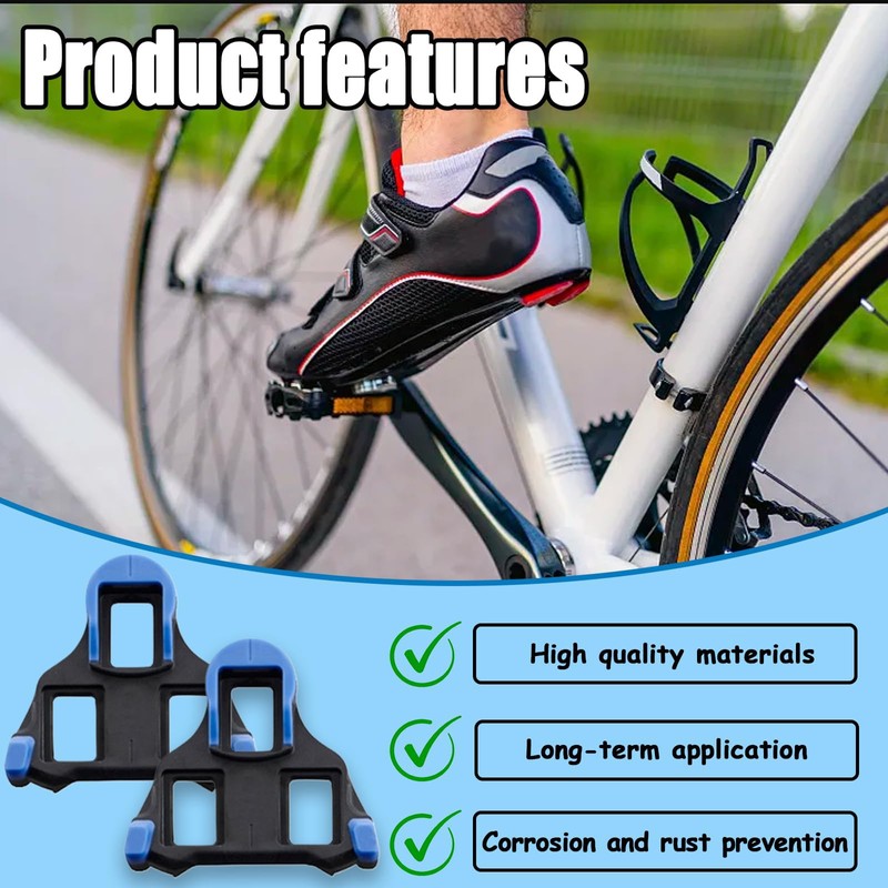 MOAZIFI SPD Cleats Compatible with Shimano SPD SL Pedals -