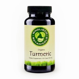 Wholistic Botanicals Turmeric Capsules - Turmeric Curcumin Supplement - Liver Cleanse Supplement - 100ct