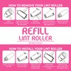 WBM Home Extra Sticky Lint Roller Refill, Lint Remover for