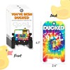 Duck Tags, You've Been Ducked, Duck Duck Tags, Rainbow Tie