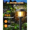 Pywut Solar Pathway Lights Outdoor - 8 Pack Solar Powered