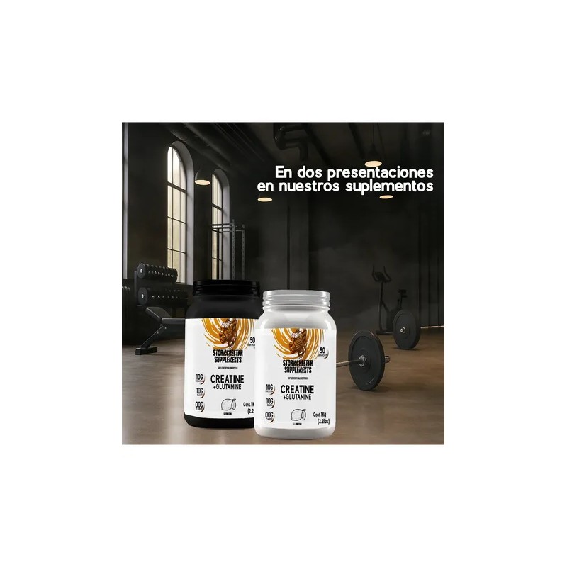Stormcheetah Suplemento Creatina + Glutamina 1 Kg Sabores