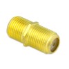 Elektronik-Technik F-Connector 6.5-7 mm + F-Double Socket Gold-Plated Coupling Satellite