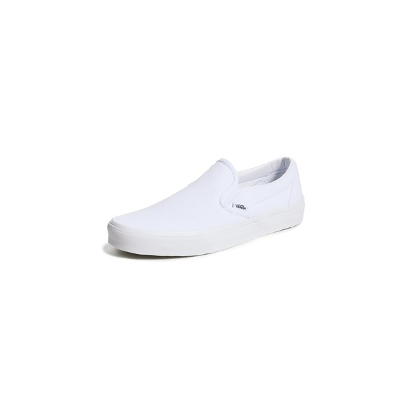 Vans Slip On Unisex Sneakers, True White, 8.5 US Women/7