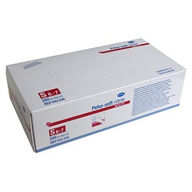 Peha - Soft Nitrile White Nitrile Gloves Size S (6-7) Pack of 200