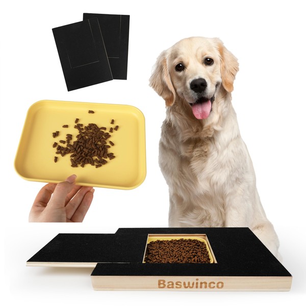 Dog Nail Scratch Board w/Washable Treat Tray-Easy to Clean Design-Dog
