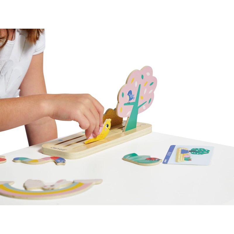 Janod Pédagogie Range-Finding Your Bearings in Space-The Garden-9 FSC Wood