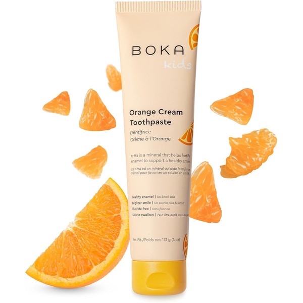 Boka Boka Fluoride Free Toothpaste Nano Hydroxyapatite, Helps Remineralize, Appropriate