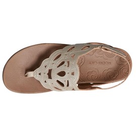 Rockport Women's Ridge Sling Sandal, Gold Bling, 11