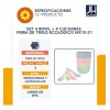 J.H. Company Set 4 Bowl + 4 Cucharas Fibra De