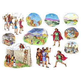 Samual the Lamanite Felt Figures For Book of Mormon Flannel Board Stories