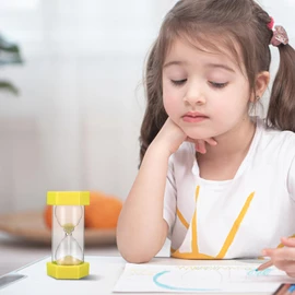 Alipis Sand Timer for Kids: 3/10/15/30 Minute Sandglass for Hard Boiled Eggs - Colorful Visual Clock Timer for Classroom Office Kitchen