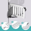1 Piece Stainless Steel Lock-Opening Tool and 1 Piece Door