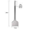flintronic Chisel for SDS Plus Bits, Wide Flat Chisel 75