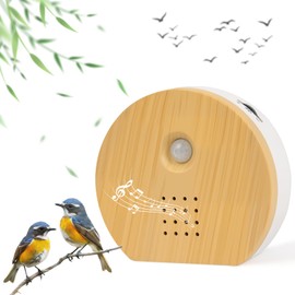HOTUT HOTUT Bird Sound Box,Bird Singing Speaker with Motion Sensor, Decorative Bird Chirping Box with Nature Sounds and Wall Mount for Bathroom,Spa,Guest,Toilet and Relaxation
