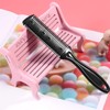 Frcolor 3pcs Black Double Side Hair Thinner Cutter Comb Hair