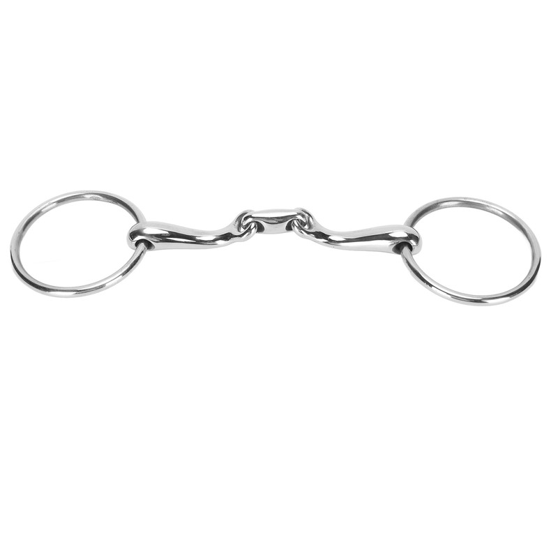 O Ring Horse Bits Flexible Linking Polished Stainless Steel Horse
