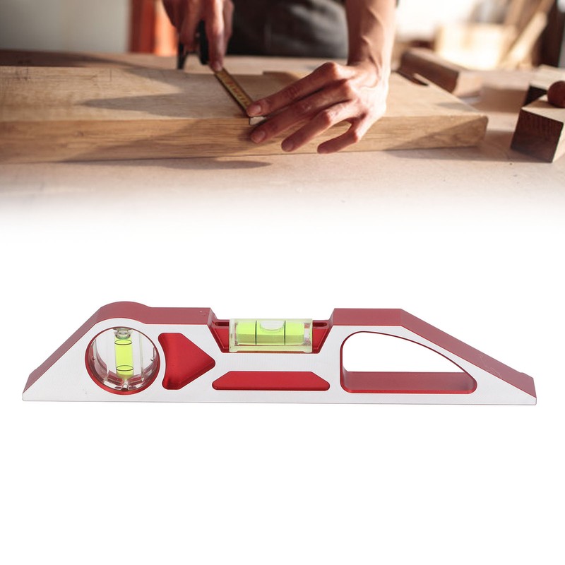 Bubble Level 90 180 Degree High Precise Leveling Tool Aluminum