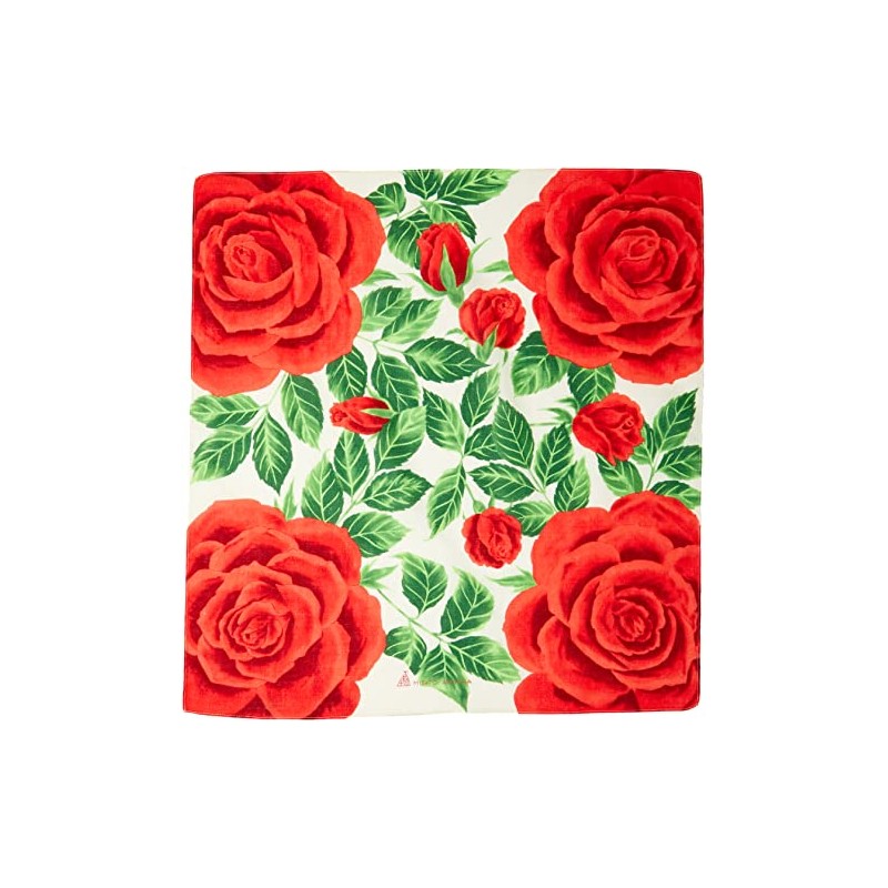 三陽商事 綿小風呂敷 バラ レッド AMB-02A