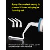 Curved caulking gun caulking nozzle|caulking extension nozzle |caulking extension nozzle