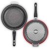 STP GOODS FRED Granite Non-Stick Flip Pan/Double-Sided Skillet, Dishwasher safe