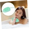 PACKOVE Silicone Bathing Brush with Soft Bristles for Gentle Body