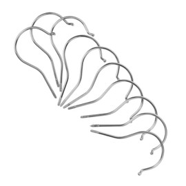 WATIIFUFU Pack of 10 Clothes Hanger Hooks Accessories Multi-Purpose Screw Hooks DIY Screw Hooks Clothes Hanger Accessories Hooks Ceiling Hooks