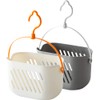 Shower Hanging 2Pcs Plastic Hanging Storage Basket Hanging Shower Kitchen