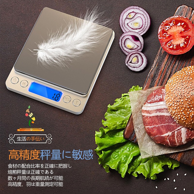 SZSL Digital Ruler 0.1 g-3000g Precision Kitchen Ruler, Cooking Ruler,