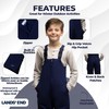Lands' End Boys Squall Waterproof Iron Knee Bib Snow Pants,