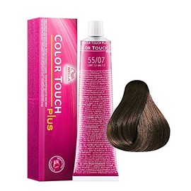 Wella Color Touch Plus 55/ 07 hellbraun intensiv natur-braun, 2er Pack, (2x 60 ml)