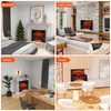 Electric Fireplace Logs Inserts Heater with Infrared Remote Controller 5