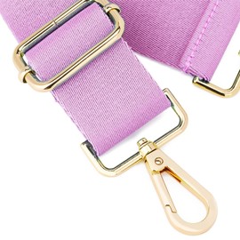 ZOOEASS Wide Shoulder Strap (Solid),Adjustable Replacement Belt Crossbody Canvas Bag Handbag (Lavender)