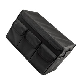 Totority Organizador Plegable para Maletero De Coche Negro Mediano, Caja De Almacenamiento De Tela Oxford, Multiuso para Viajes y Uso Doméstico,...   