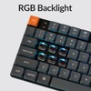 Keychron K13 Max Low-Profile Wireless RGB Mechanical Keyboard, Bluetooth/2.4 GHz/Wired