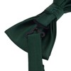 Dark Green Pre-tied Bow Tie Solid Bow Ties Adjustable Length