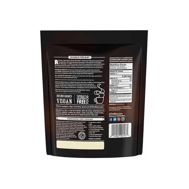 Sugar Raw Natural Cane Turbinado Sugar - 6 Lb (2