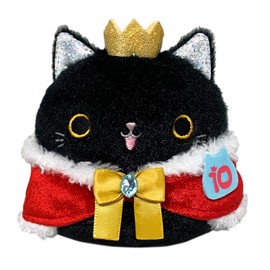 Sanei Boeki Cat Eggs 10th Anniversary Ver., (Kuro) W3.5 x D 3.1 x H 2.8 inches (9 x 8 x 7 cm) Plush Toy