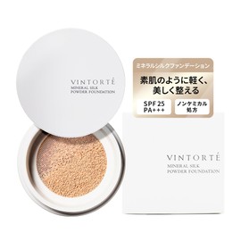 VINTORTE Silk Mineral Foundation Powder Foundation Mineral Foundation Vantelte Highlight v-msf-5