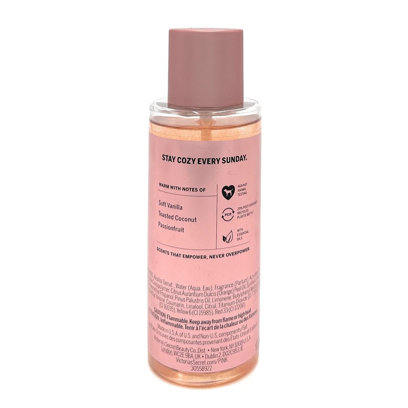 Victoria's Secret Pink Warm & Cozy Shimmer Scented Body Mist