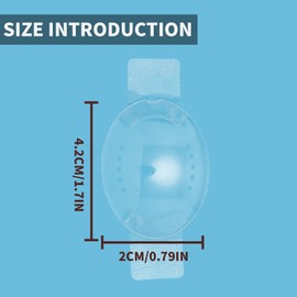 8pcs Clear Plastic Eye Patch with Ventilation Holes, Post-Surgery Eye Shield for Cataract and Lasik Recovery, Breathable Eye Protection for Adults & Kids