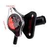 Bnineteenteam Radiator Filler Cap Set Black ABS Plastic 5 2006-2010