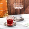 Set of 8 Wine Bottle Coaster Smooth Stainless Steel Coasters
