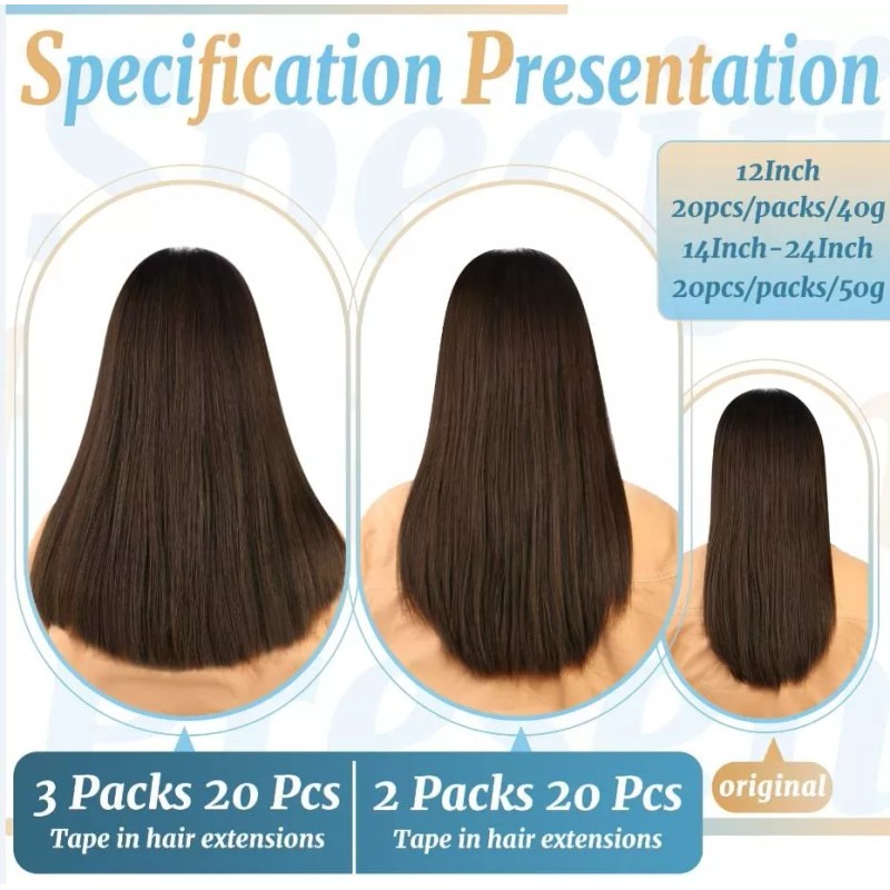 Ve Sunny Extensiones De Cabello Natural 18in 50gr Rubio Ombre