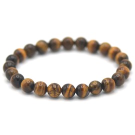 Miracles Minéraux 6 mm Round Beads, Bracelet, Natural Stone, French Craftsmanship Over 60 Choices, Stone
